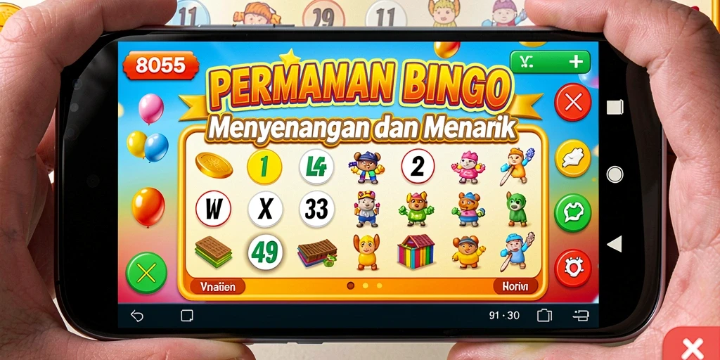 Tampilan menarik dari permainan Bingo di 8055, penuh aksi dan keseruan.