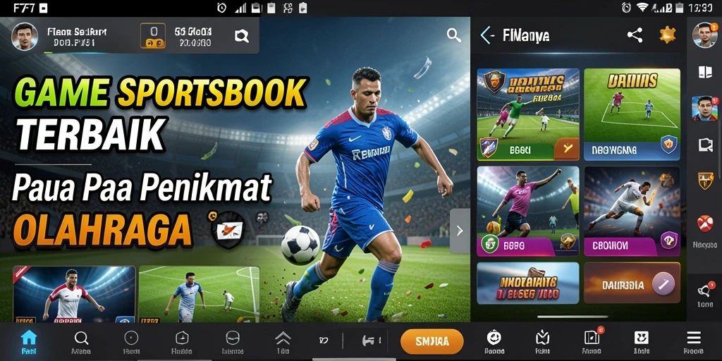 Tampilan antarmuka menarik dari game Sportsbook F7F7.