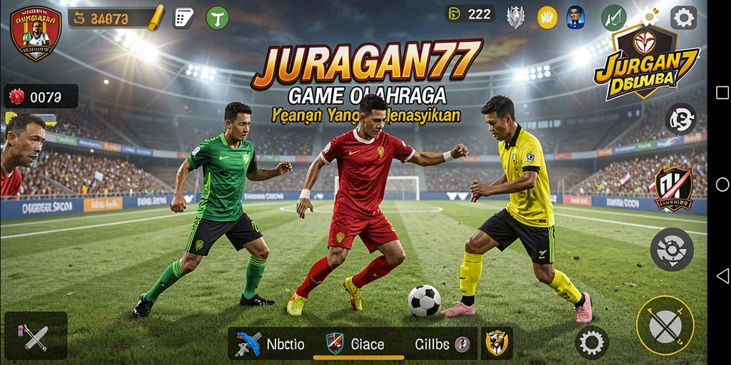 Screenshot gameplay JURAGAN77 yang menunjukkan aksi olahraga yang seru.