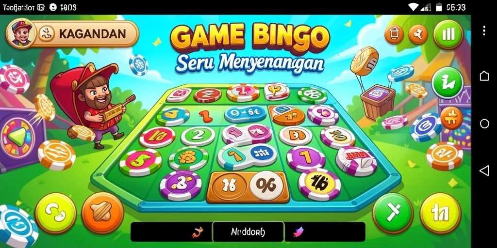 Tampilan gameplay Bingo KAGANDAN yang seru dan interaktif.