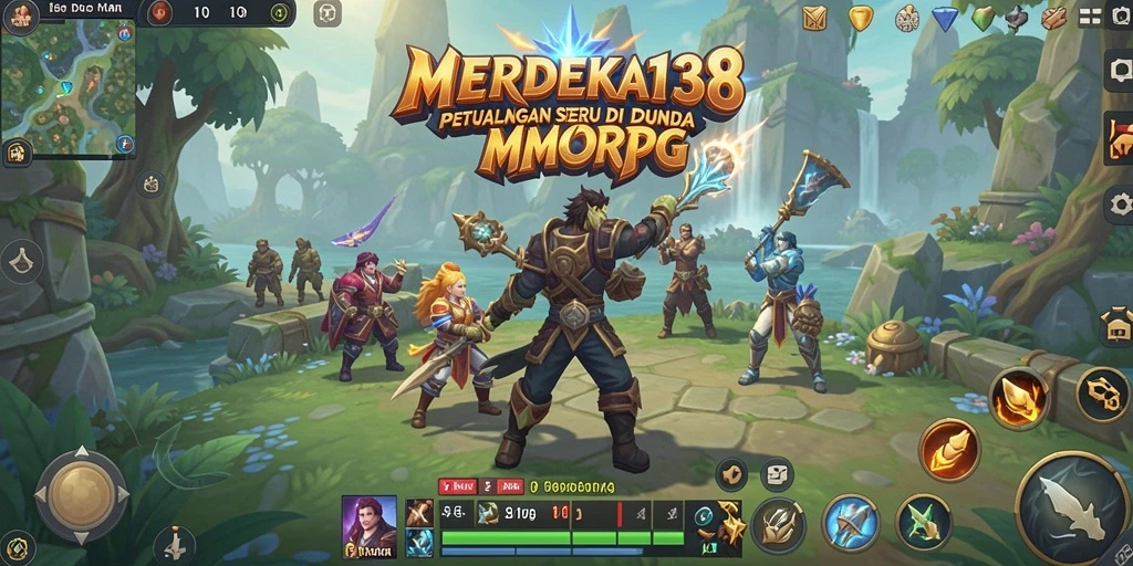 Gameplay MEMDEKA138 dengan pertarungan seru dan petualangan epik.