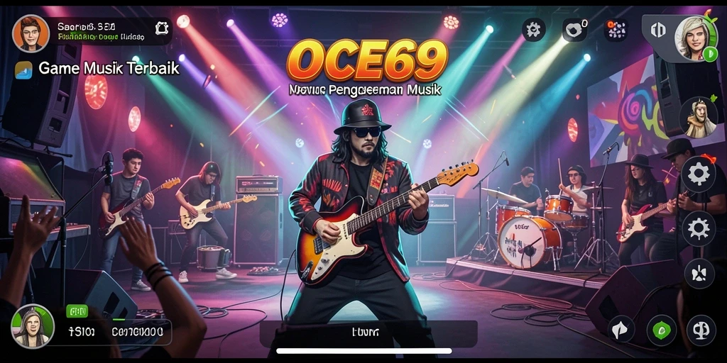 Gameplay OCE69 yang mengasyikkan dengan lagu-lagu menarik.