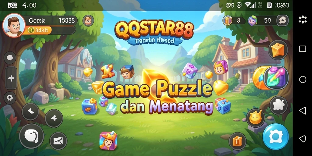 Screenshot gameplay QQSTAR88 menampilkan suasana permainan Puzzle yang menarik.