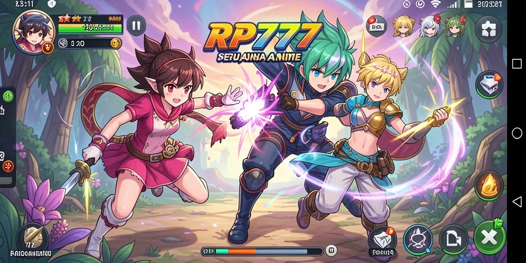 Tampilan gameplay seru dan grafis memukau di RP777.