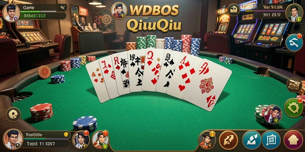 Tampilan gameplay QiuQiu yang menegangkan dan penuh strategi.