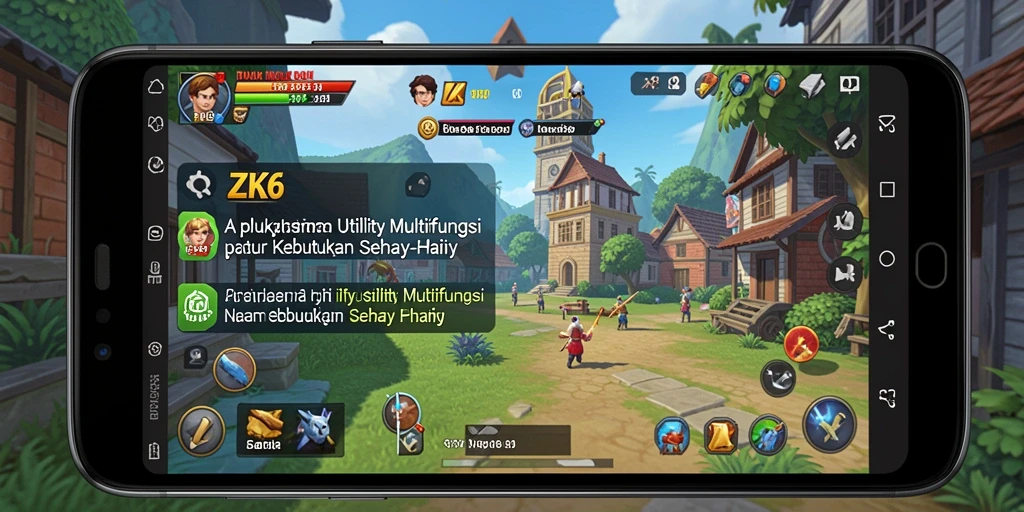 Screenshot utama ZK6 menampilkan antarmuka aplikasi Utility yang mudah digunakan.